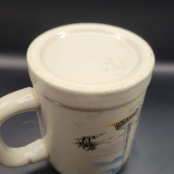 Handmade Lighthouse Mug. Heavy duty ceramic. Made in Germany. - Picture 5 of 8